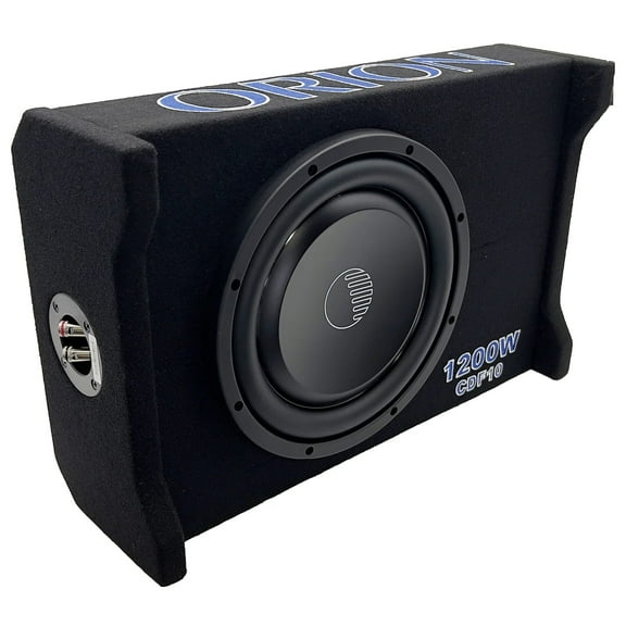 Orion CDF10 Cobalt 10" 1200W Peak 4-Ohms Passive Down-Firing Subwoofer Enclosure