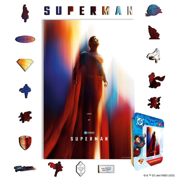 CRAFTHUB Superman - Wooden Jigsaw Puzzle
