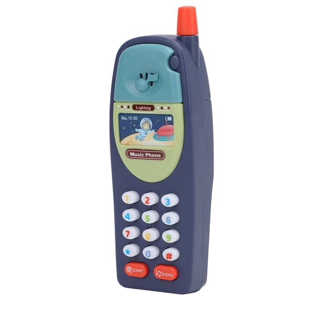 Baby Learning Educational Phone Teléfono De Juguete De Plástico Para Niños Pequeños Con Simulación De Música Relajante Para La Educación Temprana