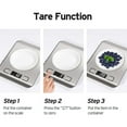 thumbnail image 4 of Stainless Steel Kitchen Scale Electronic Weighing 5Kg Household Mini Gram, 4 of 7