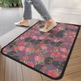 thumbnail image 4 of Dachshund Dog and Flower Floral Door Rugs,Washable Non Slip Door Mats Indoor,Decorative Door Mats,Entry Mat Indoor for Entrance,Bedroom,Kitchen,Bathroom,30"x17", 4 of 6