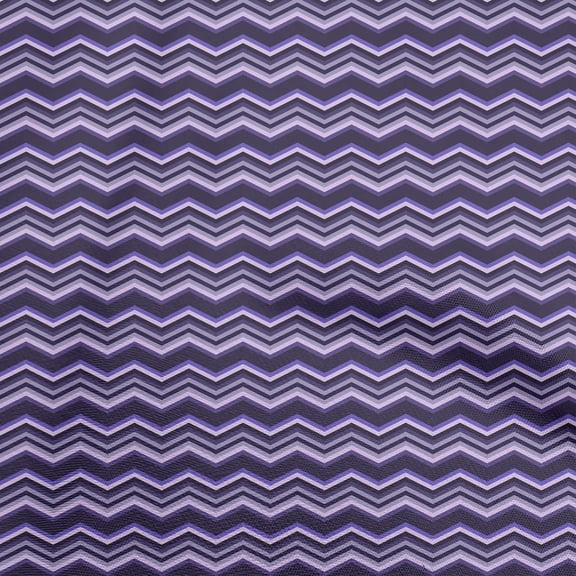 oneOone Cotton Jersey Violet Fabric Chevron Sewing Fabric By The Yard Printed Diy Clothing Sewing Supplies 58 Inch Wide