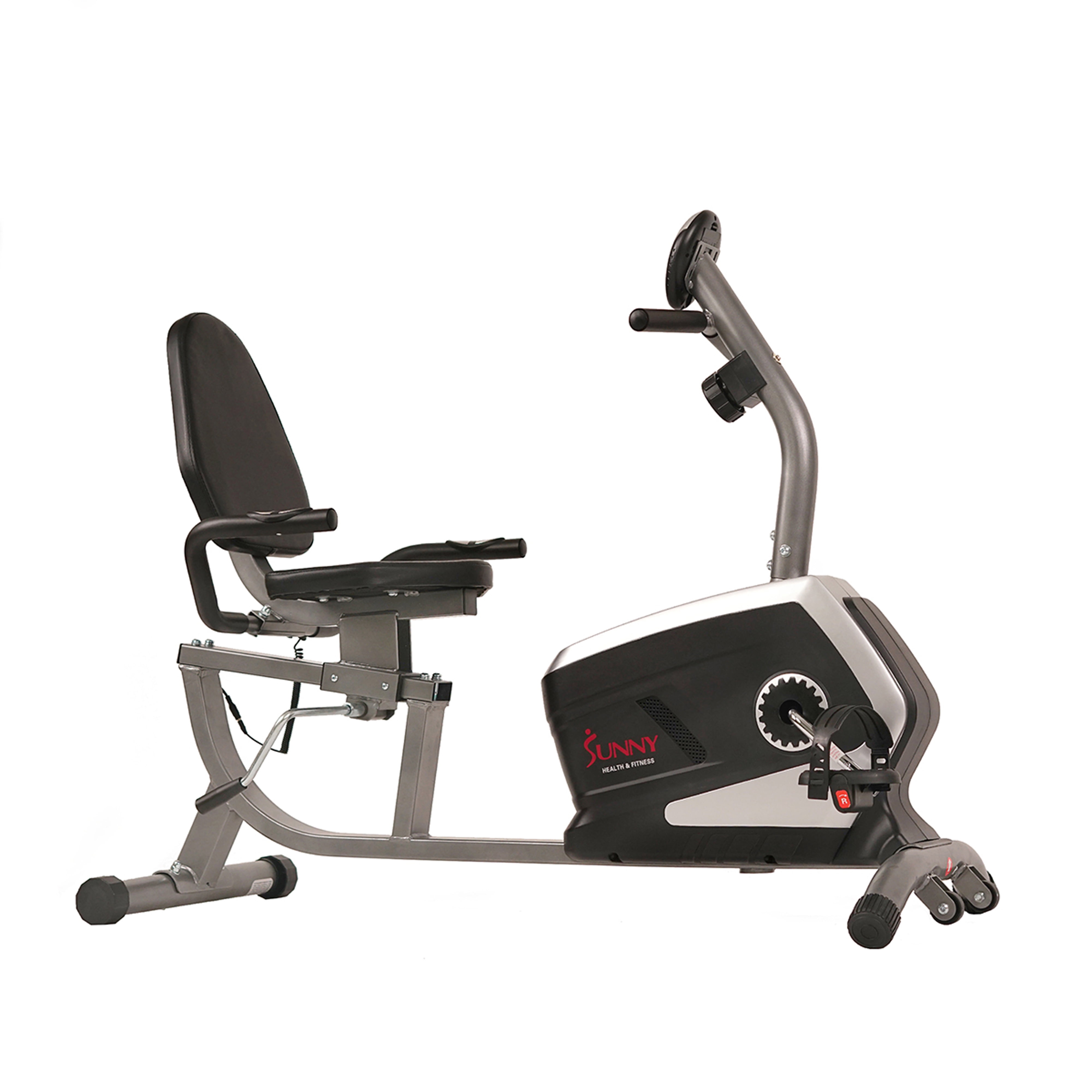 Recumbent Magnetic Exercise Bike Seated Support Elliptical Exercise Machine US 