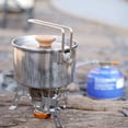 thumbnail image 2 of OULII Pot de Cuisson Portable Argenté pour Camping Pique-Nique Randonnée et Préparation de Café, 2 of 7