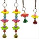 thumbnail image 1 of Juguetes para Pájaros de Colores Aleatorios, Accesorios para Loros, Jaula Colgante para Masticar, Campana para Morder, Suministros para Pájaros de Juguete, 1 of 9