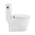 thumbnail image 3 of St. Tropez One Piece Elongated Toilet Side Flush 1.28 gpf with Black Hardware, 3 of 13