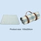 thumbnail image 2 of Manta portátil impermeable Ndcxsfigh para acampar manta plegable de cuero para Picnic, 2 of 8