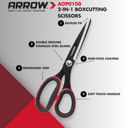 Arrow Scissors, 2-in-1, 8