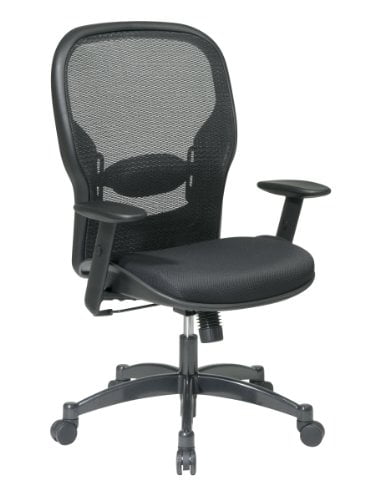 2-to-1 SPACE Seating Professional AirGrid Back and Mesh Seat Manager 