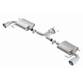 thumbnail image 1 of Fits 2014-2018 Mazda 3 Borla Exhaust System Kit 11918 S-Type Axle Back System; T-304 Stainless Steel; With Mufflers; 2 Inch Pipe Diameter; Single Exhaust With Dual Exit; Split Rear Exit, 1 of 2
