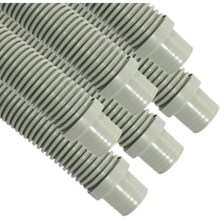 Puri Tech 6 Pack Universal Swimming Pool Cleaner Suction - 48 Long Grey Color for Hayward Navigator Pool Vac Ultra AquaBug Polaris ATV and More