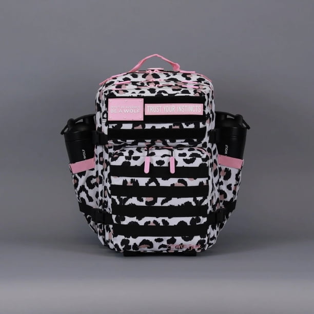 RETIRED Pink Leopard WOLFpak 35L backpack Wolfpak 45L Backpack Leopard Pink Zip - Walmart Business  main image 3