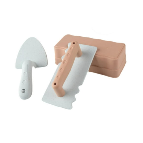 Sand Brick Maker Sandbox Play Play Toys Sand Castle Hooles Outdoor Juegos Outdoor Toys Kids Sandbox Toys Castillo de arena Herramienta marrón claro