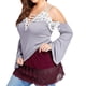 thumbnail image 5 of Extensores BlueLShirt Capas ajustables Tops falsos Dobladillo de barrido inferior con banda elástica en la cintura, 5 of 5