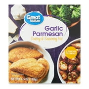 Great Value Garlic Parmesan Coating & Seasoning Mix, 4.5 oz