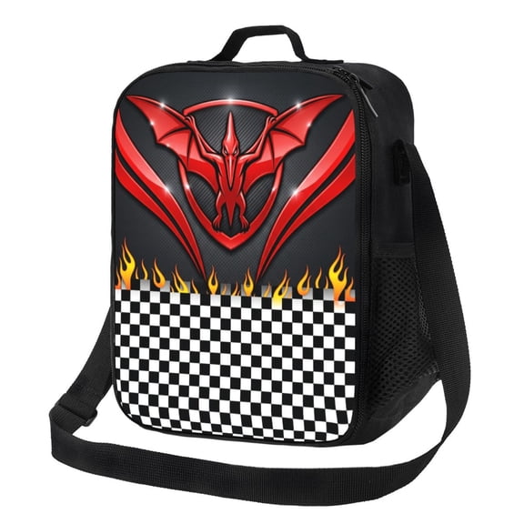 Dinosaur Lunch Bag Insulated Reusable Leakproof Thermal Bag With Adjustable Shoulder Strap Lunch Box For Work Office Men Women Daily Commuting