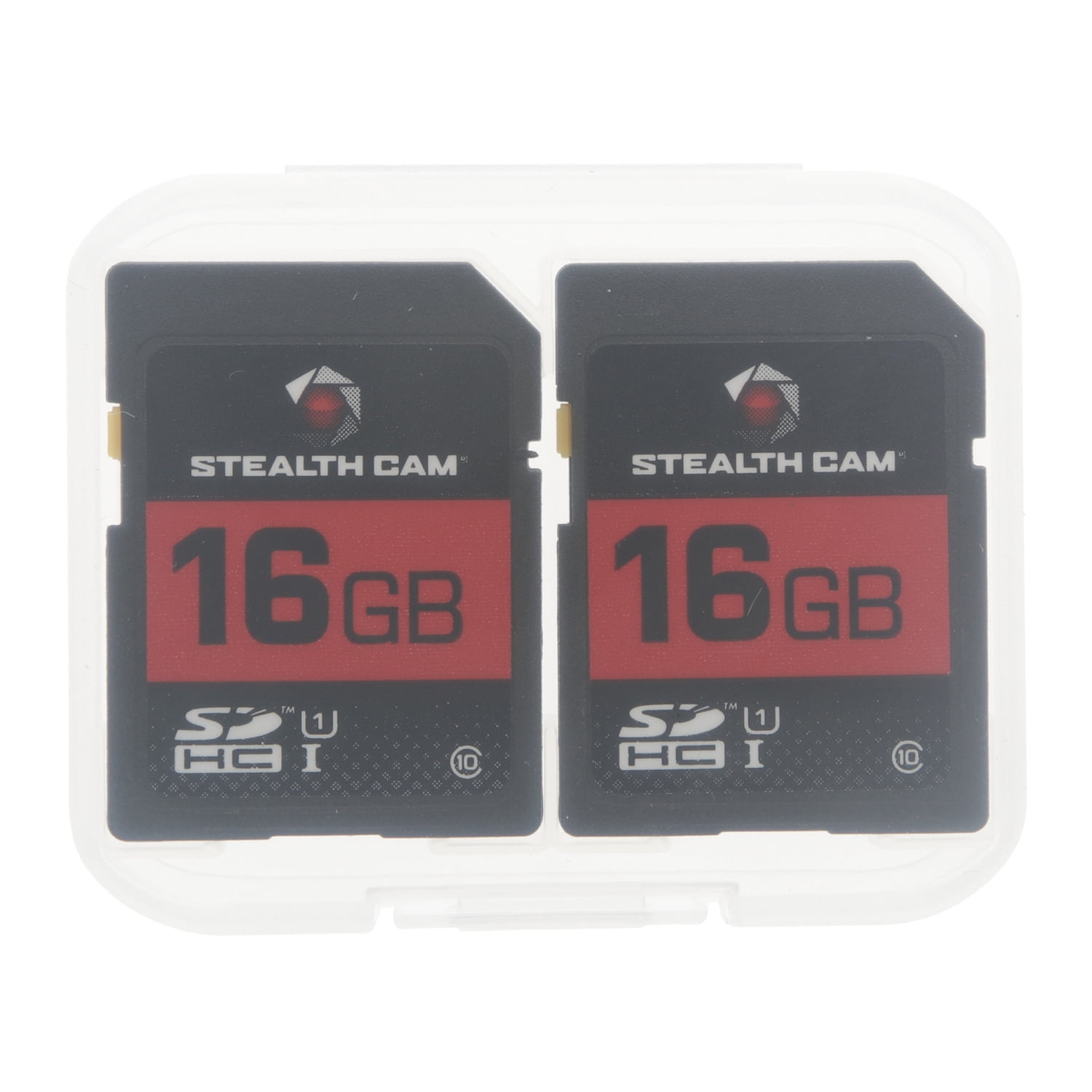 STEALTH CAM SD Card - High-Speed Data Transferring Storage Game Trail Hunting Scouting Photo Video Recording Cameras, 16GB SD Card (2 Pack)