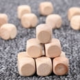 thumbnail image 3 of MasteelfCA 100pcs Wooden Six-sided Blank Dices Square Blocks For Puzzle Game DIY Craft, 3 of 7