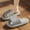 Gray, variant on Viluyesy Womens Slide Sandals, Non-Slip Quick Drying Soft Thick Sole Bathroom Shower Beach Slippers Khaki