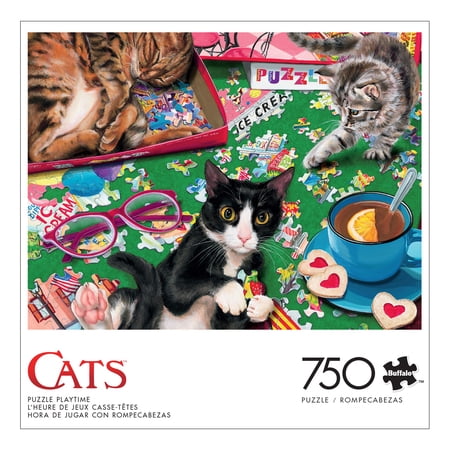 Buffalo Games Puzzle Playtime 750-Piece 24 x 18-inch Interlocking Jigsaw Puzzle for Adults Ages 14+