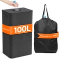 thumbnail image 1 of Lifewit 100L Recycling Bin for Kitchen, Large 26 Gallon Recycle Bin with Lid and Reusable Inner Bag, Tall Indoor Home Storage Can for Bottle Can Plas, 1 of 9