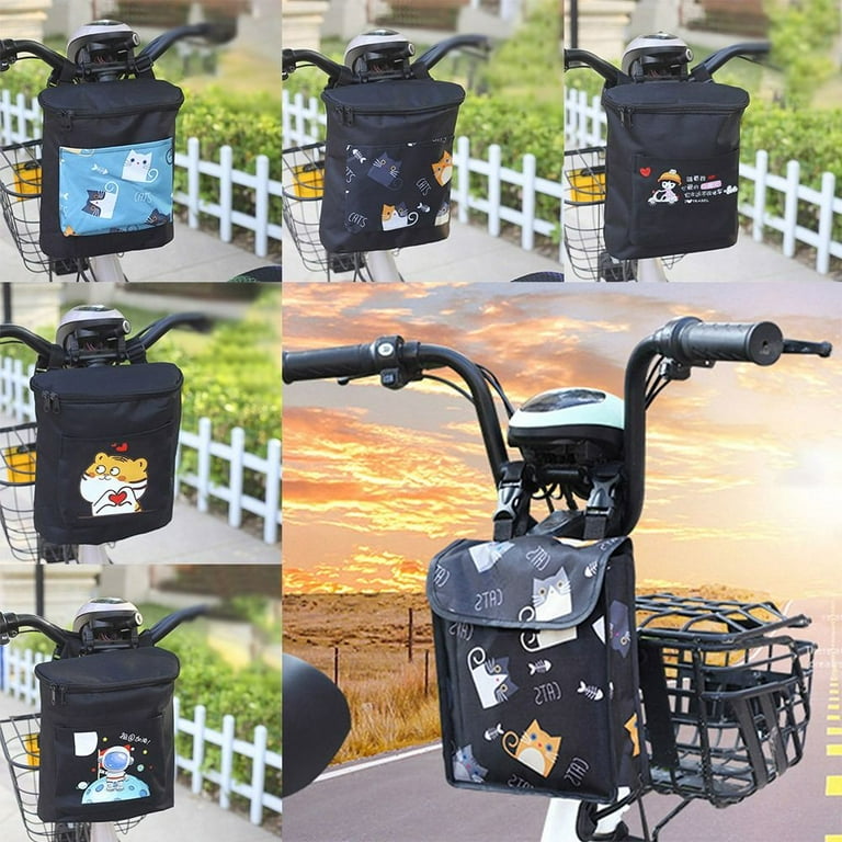 Bicycle Zipper Dustproof Waterproof Bike Basket Bicycle Bag