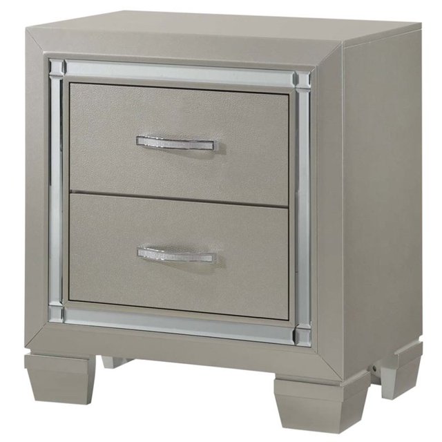 Picket House Furnishings Table de Chevet Charmant Jeunesse 2 Tiroirs
