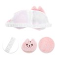 thumbnail image 2 of Unique Bargains 1 Pc Portable Cat Not Adjustable Eye Mask for Travel Pink Fleece, 2 of 3