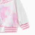 thumbnail image 6 of Disney Princess Girls Bomber Jackets Moana Ariel Tie Dye Graphic Lightweight Sweatshirts Sizes 2-6, 6 of 7