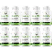 Hear Me+ Hearing Relief, Tinnitus Support Hear Me Ear Health - 10 Bottles