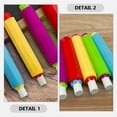 thumbnail image 2 of Chalk Clip Holder Plastic Assorted Color 25Pcs 3.7X0.5X0.5In, 2 of 8