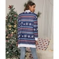 thumbnail image 4 of Sociala Women's Chiristmas Knitted Cardigan Sweater, 4 of 5