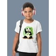 thumbnail image 2 of Panda Sitting With Bamboo T-Shirt Juniors -Image by Shutterstock,  Medium, 2 of 4