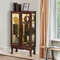 thumbnail image 4 of S-HOME Glass Curio Cabinet Display Cabinet with Adjustable Shelves, Tempered Glass Doors, 4 of 10