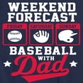 thumbnail image 3 of Instant Message - Weekend Forecast Baseball with Dad - Toddler & Youth Short Sleeve Graphic T-Shirt, 3 of 6