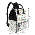 thumbnail image 2 of Pofeuu Transport1 Print Diaper Bag Backpack, Multifunction Travel Pack Maternity Baby Changing Bags, Large Capacity, Waterproof, 2 of 6