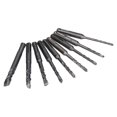 thumbnail image 2 of Masonry Drill Bit Set Carbide Tip Rotary Hammer Tool for Brick Concrete Rock 4?12mm Diameter160mm, 2 of 5
