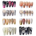 thumbnail image 5 of Milue Nail Diamonds Metal Nail Jewels Alloy Nail Decorations for DIY Nail Art Crafts, 5 of 15