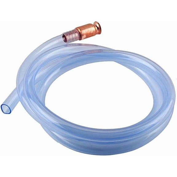 Gas Siphon Hose Pump, Shaker Siphon 6FT Tube Hose, Self Priming Syphon Hose 6 Feet -1/2" Value, for Gas/Fuel/Water Transfer,Use for Cars, Boats, Mowers (1PACK)