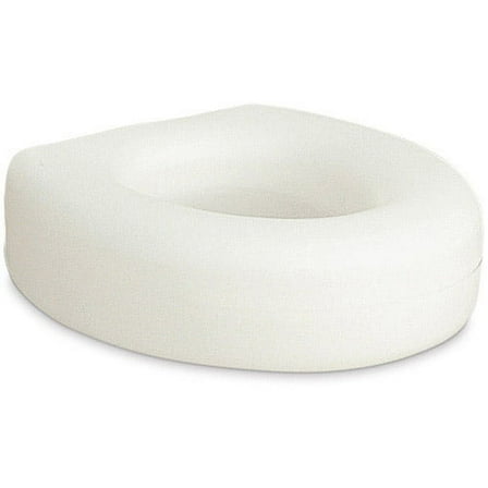 AquaSense Portable Raised Toilet Seat, White, 4"