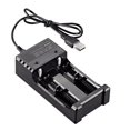 thumbnail image 1 of Universal USB Dual Slot Battery Charger For 3.7V 18650 16340 14500 26650 Li-ion, 1 of 5