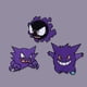 thumbnail image 2 of Parche Gengar Original de Pokemon de 3 estilos, insignia DIY, parche de tela bordado, bolsa de ropa, pegatina, chaqueta vaquera, regalo de Navidad, 2 of 4