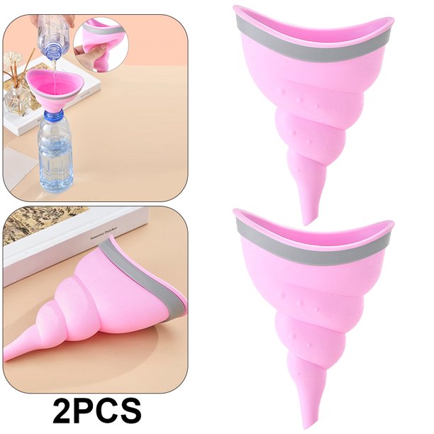 Urinarios Silicona Emergencia Accesorios Viajes Camping Senderismo Herramientas () Rosa