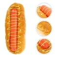 thumbnail image 3 of Simulated Hamburger Model Food Model Shot Props Fake Hamburger Hot Dog Burger Model, 3 of 8