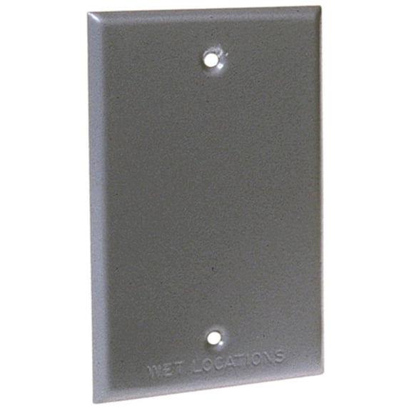 HubbellRaco Single Gang Blank Switch Plate Cover