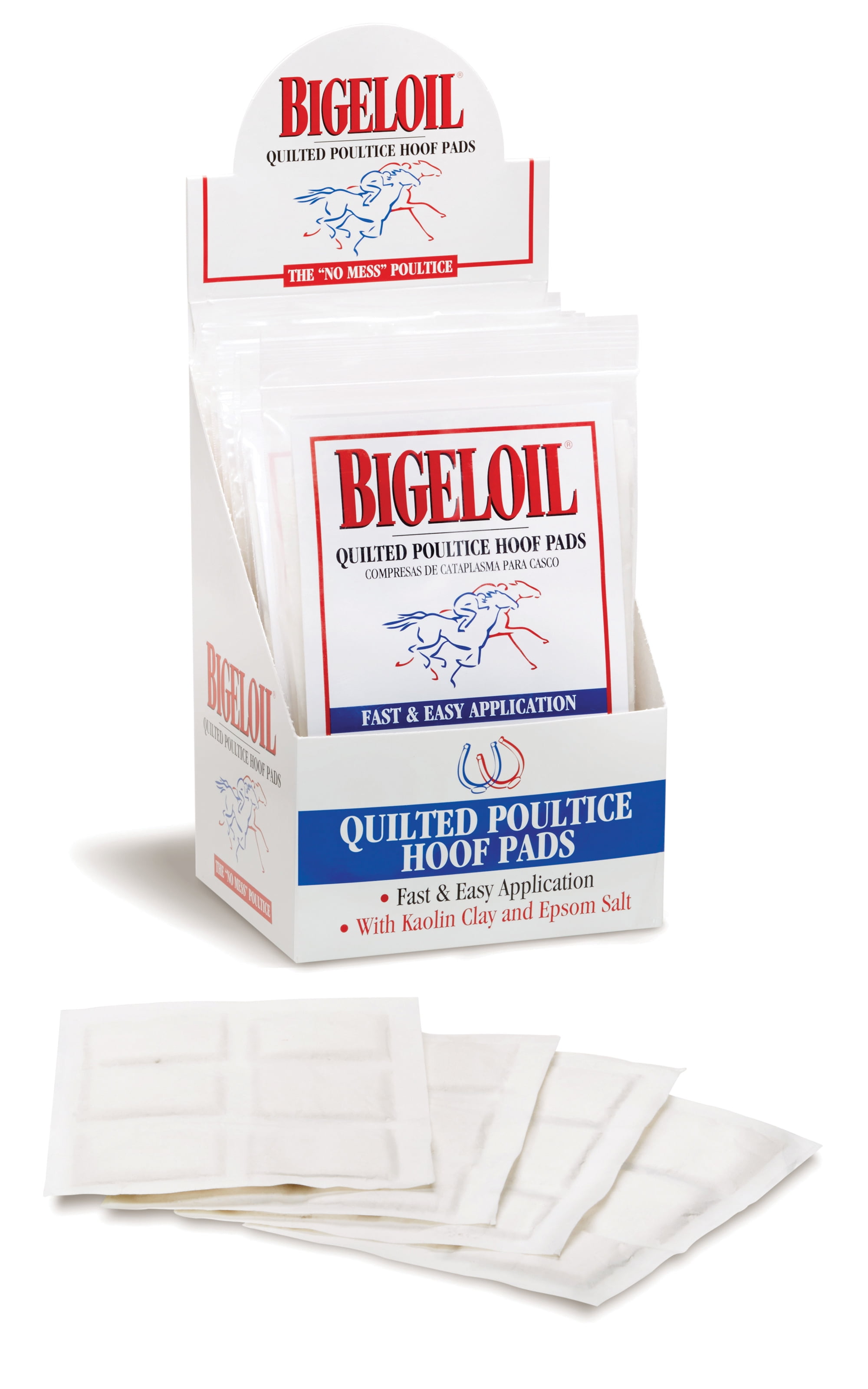 Bigeloil Quilted Poultice Hoof Pads