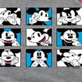 thumbnail image 3 of Mickey & Friends - Mickey Grid - Toddler And Youth Girls Raglan Graphic T-Shirt, 3 of 4