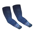 thumbnail image 2 of Rocae Retro Blue Glitter for Sports Cooling Arm Compression Sleeves for Men Women Teenager,Breathable,Outdoor Essentials Sun Protection Arm Sleeves, 2 of 8