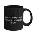 thumbnail image 2 of Brilliant Dental hygienist Gifts, Dental Hygienist by Day. Ninja by, Appreciation 15oz Mug For Coworkers From Colleagues, 2 of 5