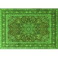 thumbnail image 1 of Ahgly Company Indoor Rectangle Medallion Green Traditional Area Rugs, 7' x 10', 1 of 1